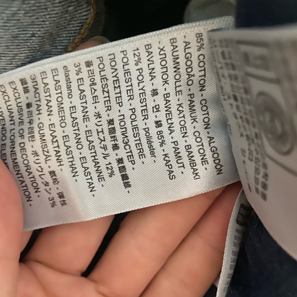 Brand new without tag, Levi’s 720 High Rise Super Skinny medium blue jeans 29 - Picture 7 of 7